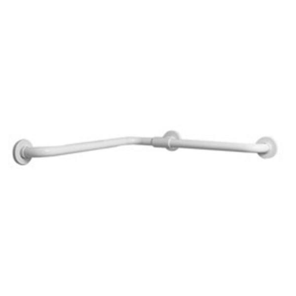 Ponte Giulio Contractor Series Corner White Grab Bar G25JBS02W1